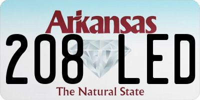 AR license plate 208LED