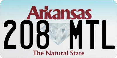 AR license plate 208MTL