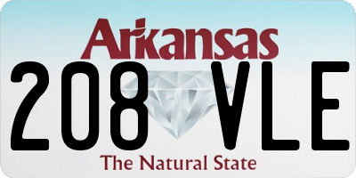 AR license plate 208VLE