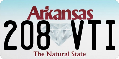 AR license plate 208VTI