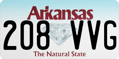 AR license plate 208VVG