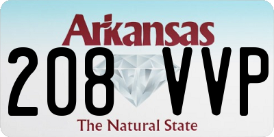 AR license plate 208VVP