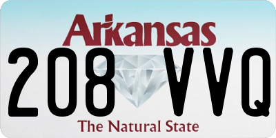 AR license plate 208VVQ