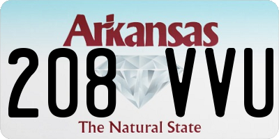 AR license plate 208VVU