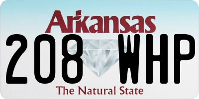 AR license plate 208WHP