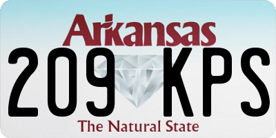 AR license plate 209KPS
