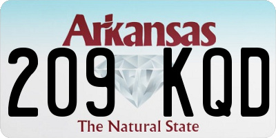 AR license plate 209KQD
