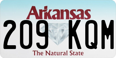 AR license plate 209KQM