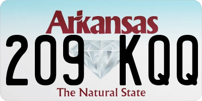 AR license plate 209KQQ