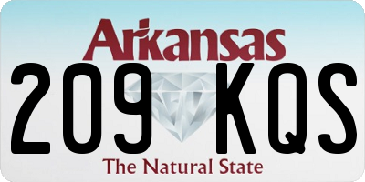 AR license plate 209KQS