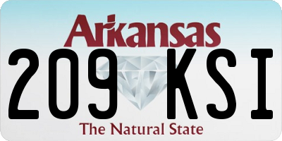 AR license plate 209KSI