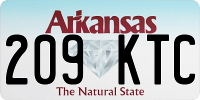 AR license plate 209KTC