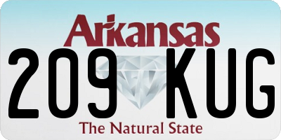 AR license plate 209KUG