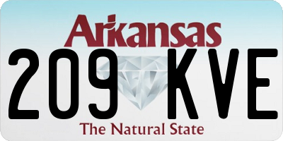 AR license plate 209KVE