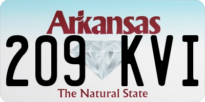 AR license plate 209KVI
