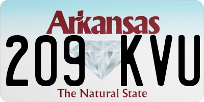 AR license plate 209KVU
