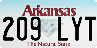 AR license plate 209LYT