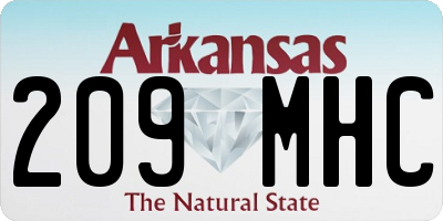 AR license plate 209MHC