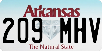 AR license plate 209MHV