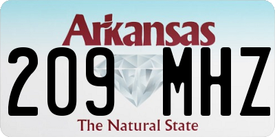 AR license plate 209MHZ