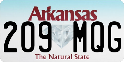AR license plate 209MQG
