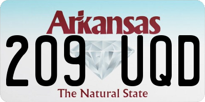 AR license plate 209UQD