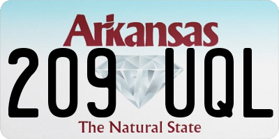 AR license plate 209UQL