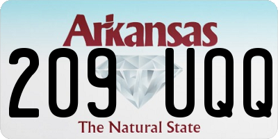 AR license plate 209UQQ