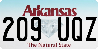 AR license plate 209UQZ