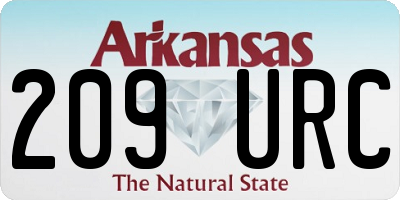 AR license plate 209URC