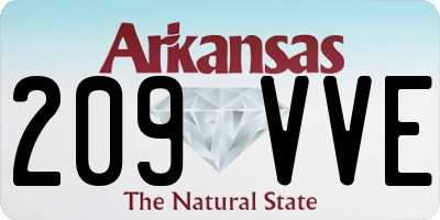 AR license plate 209VVE