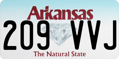 AR license plate 209VVJ