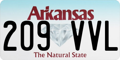 AR license plate 209VVL