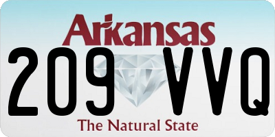 AR license plate 209VVQ