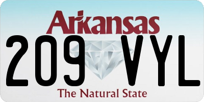AR license plate 209VYL