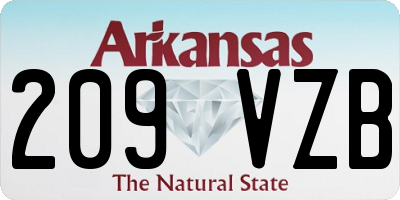 AR license plate 209VZB