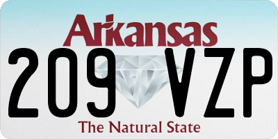 AR license plate 209VZP