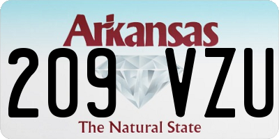 AR license plate 209VZU