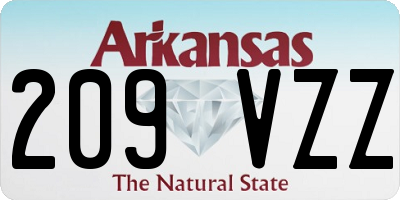 AR license plate 209VZZ