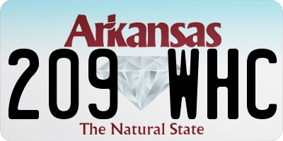 AR license plate 209WHC