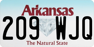 AR license plate 209WJQ