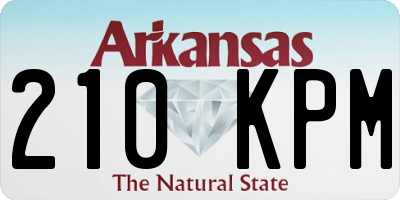 AR license plate 210KPM