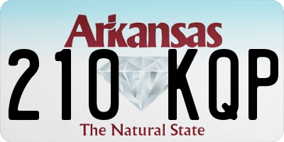 AR license plate 210KQP