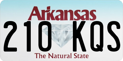 AR license plate 210KQS