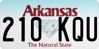 AR license plate 210KQU