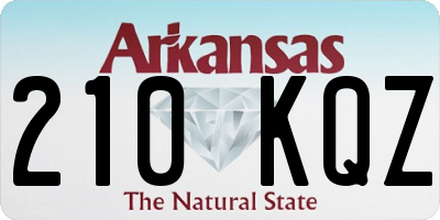 AR license plate 210KQZ