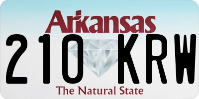 AR license plate 210KRW