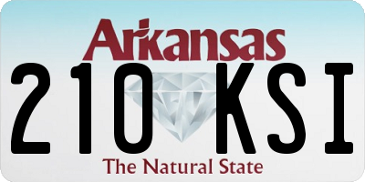 AR license plate 210KSI