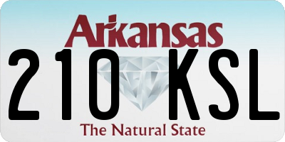 AR license plate 210KSL