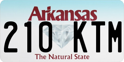 AR license plate 210KTM